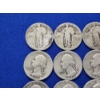 Image 2 : x28 Assorted Years 90% Silver Washington and Standing Liberty Quarters FV: $5.75