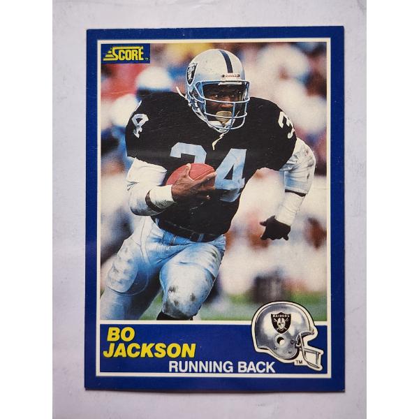 1989 Score Bo Jackson ROOKIE Football Trading Card