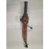 Image 1 : 12'' Macasa Heavy Duty Bush Style Machete And Handmade Leather Sheath 