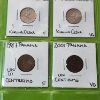 Image 12 : Large Green Binder with Many Assorted World Coins: Italy, Brazil, Columbia, Spain, & More! 