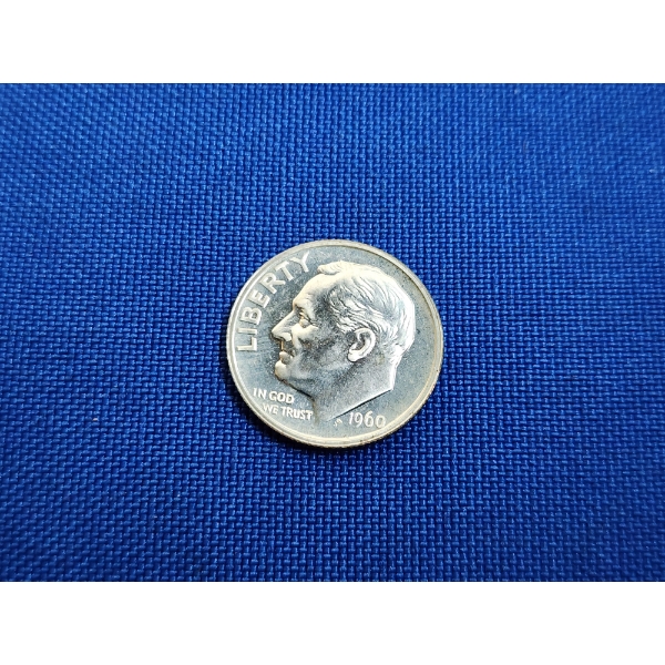 1960 Proof Roosevelt 90% Silver Dime 
