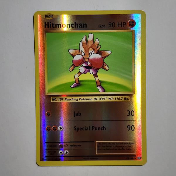 Hitmonchan 62/108 Reverse Holo Rare Pokemon Trading Card