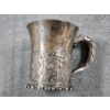 Image 5 : Antique Ornate Sterling Silver Cup With Wonderful Depiction On Side Weighing 224 Grams