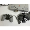 Image 6 : Sony PlayStation with 3 Controllers & Cords/Memory Card - Powers On - Untested 