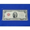 Image 1 : United States Series 1938 G $2 Red Seal Note - Fine - In Protective Sleeve