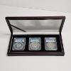 Image 1 : 1976-S 3-Coin Bicentennial 40% Silver Proof Set with Wooden Display Box (10.5x1.5x5")