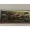 Image 2 : National Currency $100 Raleigh North Carolina .999 Gold Foil Note In Holder - Mint Condition
