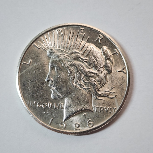 United States 1926 Silver Peace Dollar - 90% U.S. Silver Coin