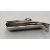 Image 2 : Sterling Silver Faced Money Clip With Turquoise Stone - Total Weight: 16.1g