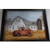 Image 2 : 2 Pcs Framed Country / Farm Art Prints  Both on Artists Board - New High Quality