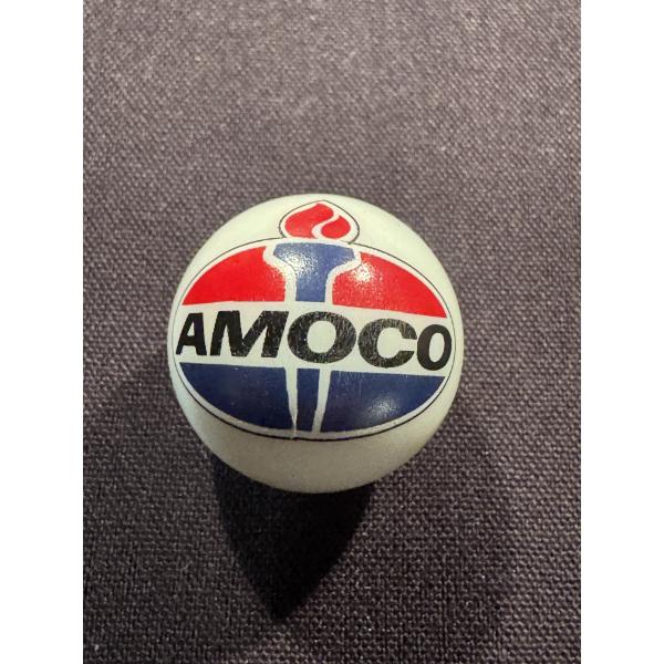 Vintage Amoco Gas & Oil Advertising One Inch Shooter Marble - Mint Condition
