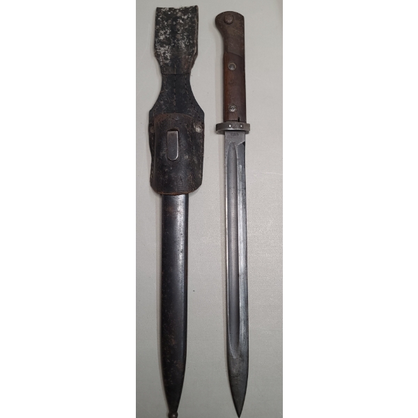 1926 World War II Czechoslovakian E. Pack & Söhne VZ-24 Bayonet For Mauser Rifle With Scabbard