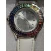 Image 4 : Gorgeous Strada Genoa Set Including Rainbow Colored Stone Watch And 24'' Necklace With Matching Pend