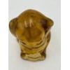 Image 5 : Adorable Degenhart Vintage Glass Dog Figurine- Golden Glo