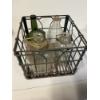 Image 1 : Four Vintage Glass Jars with Crate
