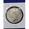 Image 2 : 1922 Silver Peace Dollar - Great Condition, in Protective Sleeve