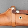 Image 2 : Vintage Hunter 110023 Brown Leather Snap-Off Belt Pistol Holster