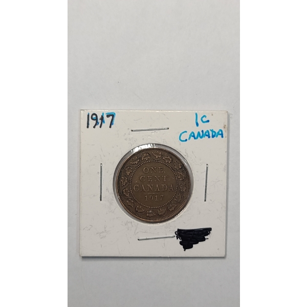 1917 Canadian Large Cent