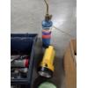 Image 5 : 19'' Toolbox With Tools, New Tape, Torch & Box Of New Doorknobs 