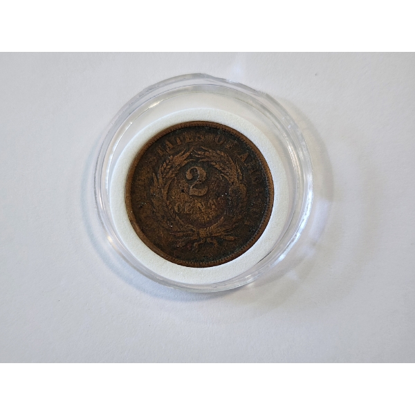 
1867 United States Two Cent Piece Large Motto
