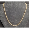 18K Gold Medium Round Necklace - Weight: 13.9g