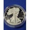 Image 1 : 2014- W American Eagle 1 Troy Ounce Silver Proof Coin w/ Box & COA