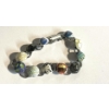 Image 3 : Beautiful Costume Jewelry - Imitation Baroque Pearl Necklace and Lovely Beaded Glass Bracelet 