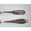 Image 4 : x2 Alliance Ohio High School Collectible Souvenir Spoons TW: 35.8g