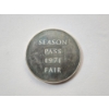 Image 2 : Golden Jubilee 1971 Tulare County Fair Season Pass Sterling Silver Coin TW: 26.2g