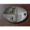 Image 2 : COLLECTIBLE BELT BUCKLE - WITH LADY LIBERTY ROUND IN CENTER - NICE PATRIOTIC COLLECTIBLE