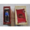 Image 1 : Star Trek - 2 Hallmark Keepsake Ornaments - Vulcan Command Ship and McCoy with Boxes