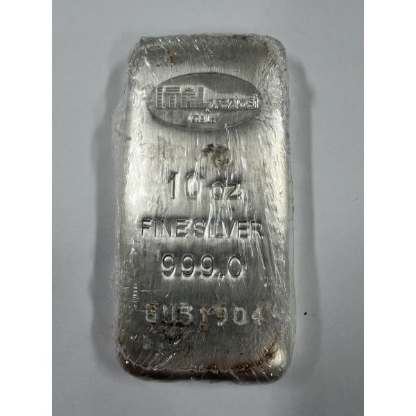 Italpreziosi Italian 10 Troy Ounce .999 Silver Bar