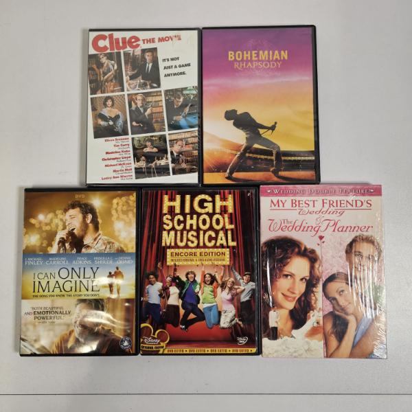 Family & Movie Night DVD Lot – Musical, Comedy, Drama (5 Cases, 6 Films) (see description)
