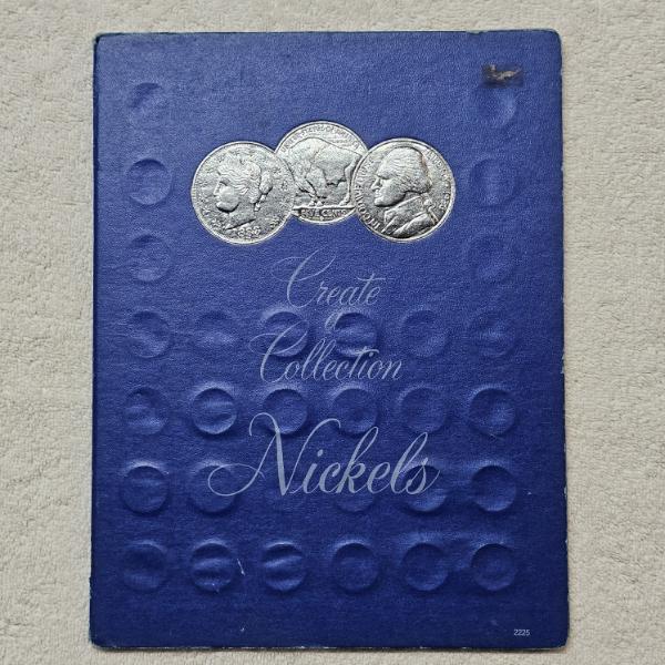 Vintage H.E. Harris "Create a Collection" Folder for Jefferson Nickels FV: $1.30