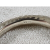 Image 3 : Very Nice Sterling Silver Silpada Style Hammered Thick Bangle Bracelet Weighing About 41 Grams