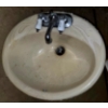 Image 1 : Bathroom Sink - Needs New Faucet and Drain