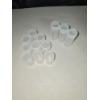 Image 2 : Lot of 12 Plastic Coin Round Storage Tubes with Screw on Cap