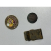 Image 5 : Assorted Coins Ft. Wario from Mario Bros - Kennedy Half Dollar on clip 1977 & 1975 New Pence 10