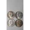 Image 1 : (4) United States 1964 90% Silver Kennedy Half Dollars - Face Value: $2.00