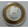 Image 1 : "Silver Strike" 0.6 Troy Oz .999 Fine Silver Limited Edition Gaming Token ft Norwegian Cruise Line