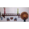 Image 1 : Complet As Shown - Wall Rack & All Contents 28" x 7" Includes Everything In Photo