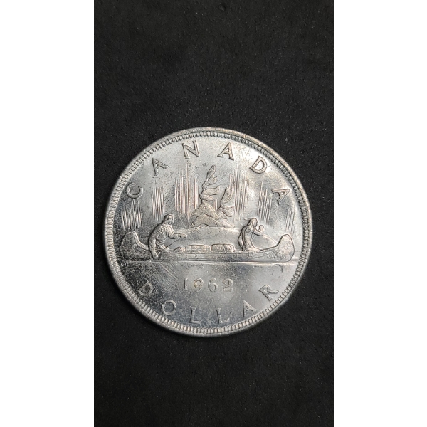 1962 Canadian 80% Silver "Voyageur" Dollar