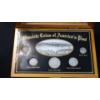 Image 3 : United States Commemorative Gallery Obsolete Coins Of America's Past In Wooden Display Box