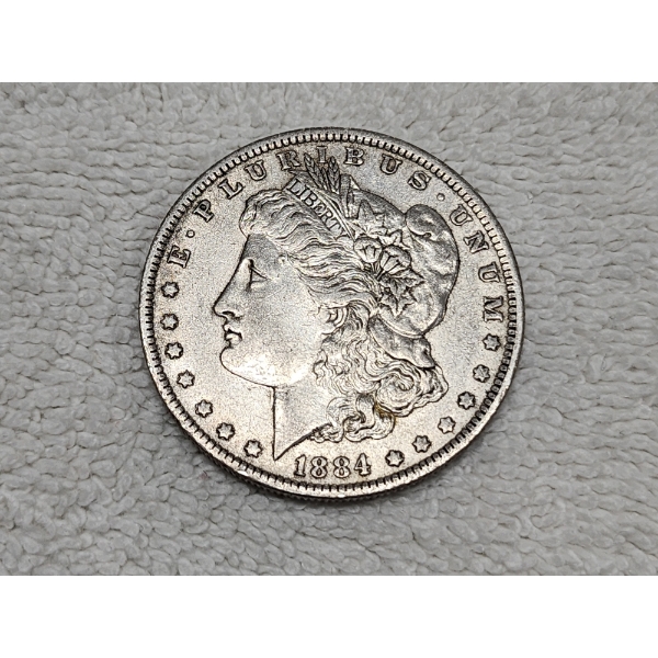 1884-O Morgan Silver Dollar 
