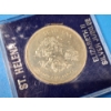 Image 2 : St. Helena Elizabeth II "Silver Jubilee' 25 Pence Coin in Display 