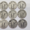 Image 3 : $3.00 Face Value of Assorted Years U.S. Standing Liberty 90% Silver Quarters