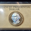 Image 2 : George Washington ENHANCED Presidential Dollar - In Holder w/ COA