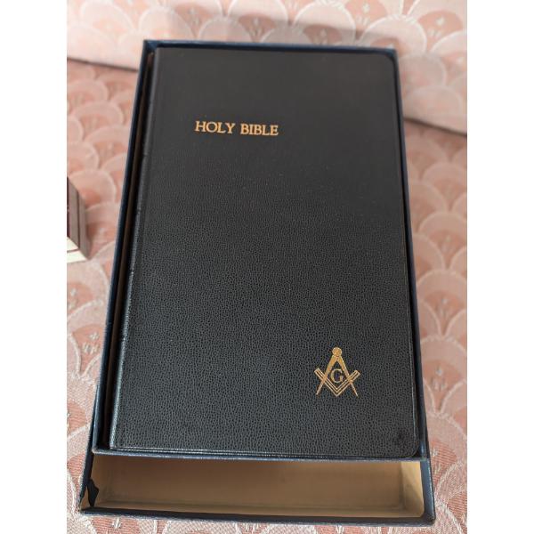 Very Nice Boxed Black Leather Bible, Unique Vintage Medicine Box From The 50's, & 2 Pair Of Extraord
