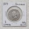 Image 1 : 1937 Honduras 1 Lempira 90% Silver Coin