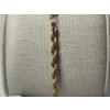 Image 3 : 14K Yellow Gold Rope Chain 7" Bracelet - Total Weight: 4.7g